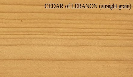 LEBANON CEDAR straight grain